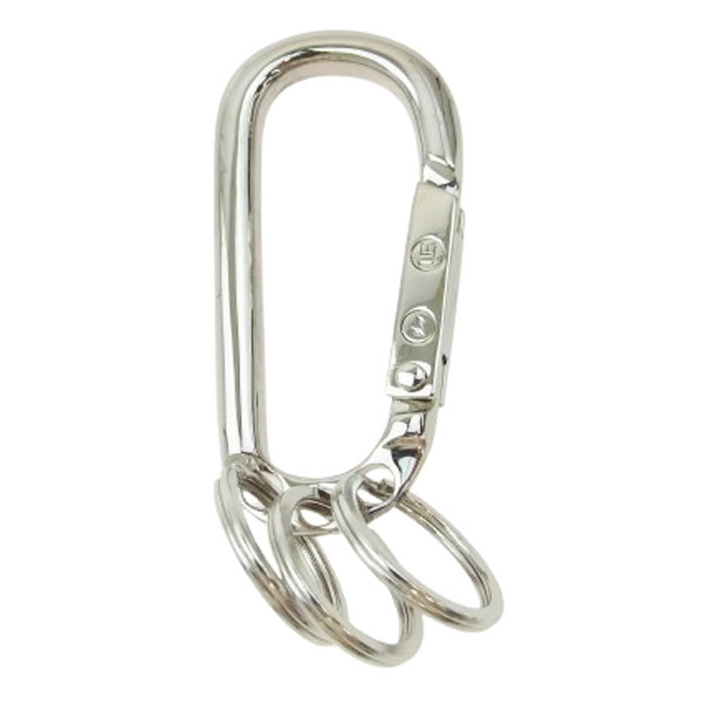uniform experiment ユニフォームエクスペリメント UE-252079 ZIRCONIA CARABINER ジルコニア カラビナ シルバー系 レッド系【新古品】【未使用】【中古】