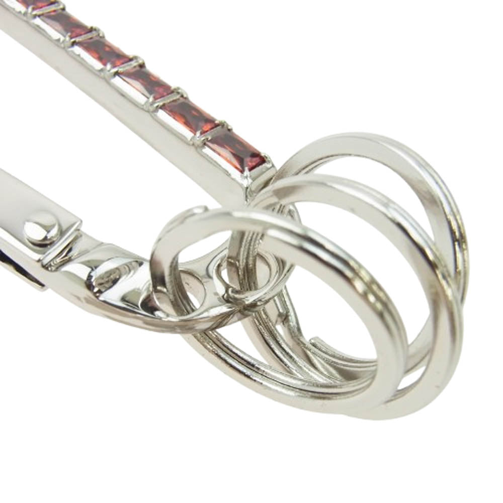 uniform experiment ユニフォームエクスペリメント UE-252079 ZIRCONIA CARABINER ジルコニア カラビナ シルバー系 レッド系【新古品】【未使用】【中古】