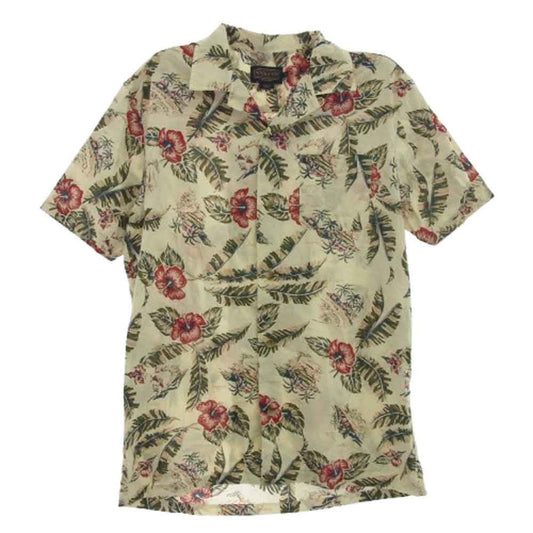 PENDLETON ペンドルトン オープンカラー 半袖 アロハシャツ ベージュ系 S【中古】