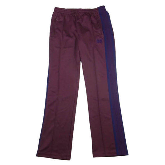 Needles ニードルス NS247 Narrow Track Pant-Poly Smooth ナロー トラックパンツ ポリスムース エンジ系 S【中古】