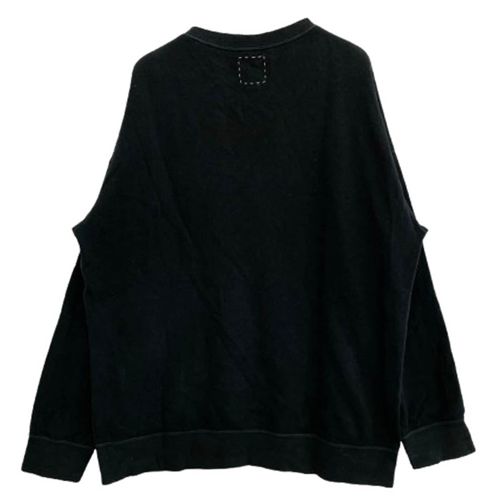VISVIM ビズビム 19SS 0119105010021 JUMBO SWEAT L/S UNEVEN DYE ジャンボスウェット ブラック系 3【中古】