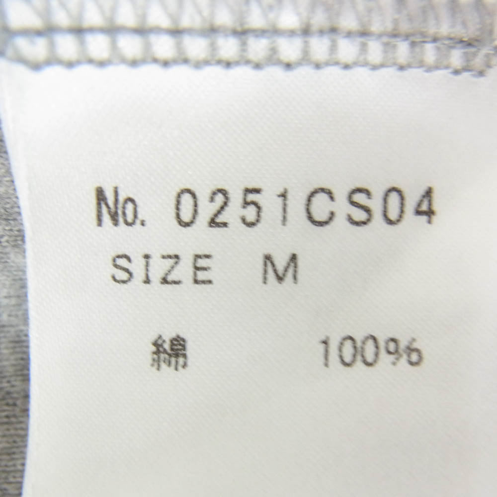 HYSTERIC GLAMOUR ヒステリックグラマー 0251CS04 ガールプリント 前V カットソー グレー系 M【中古】