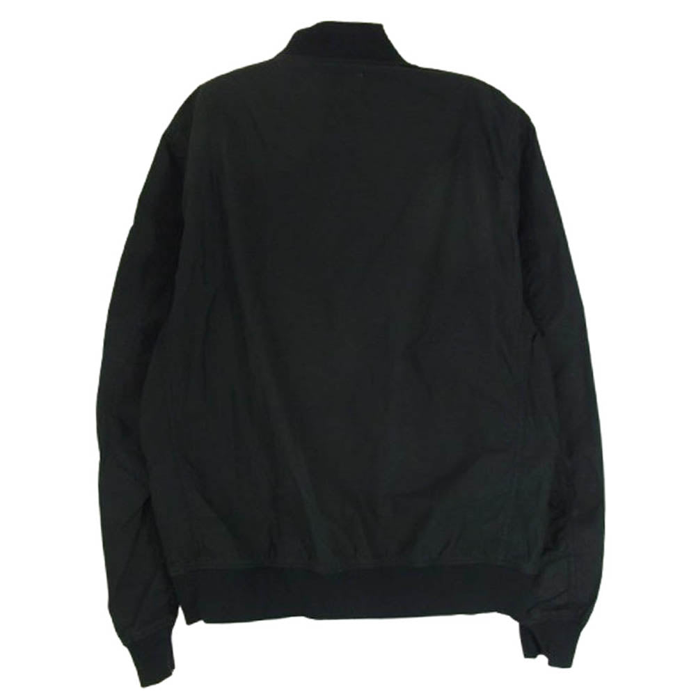 HYSTERIC GLAMOUR ヒステリックグラマー 17SS 02171AB13 野口強 SKULL LOUNGE スカル ラウンジ 刺繍 リブ ブルゾン ジャケット ブラック系 S【中古】