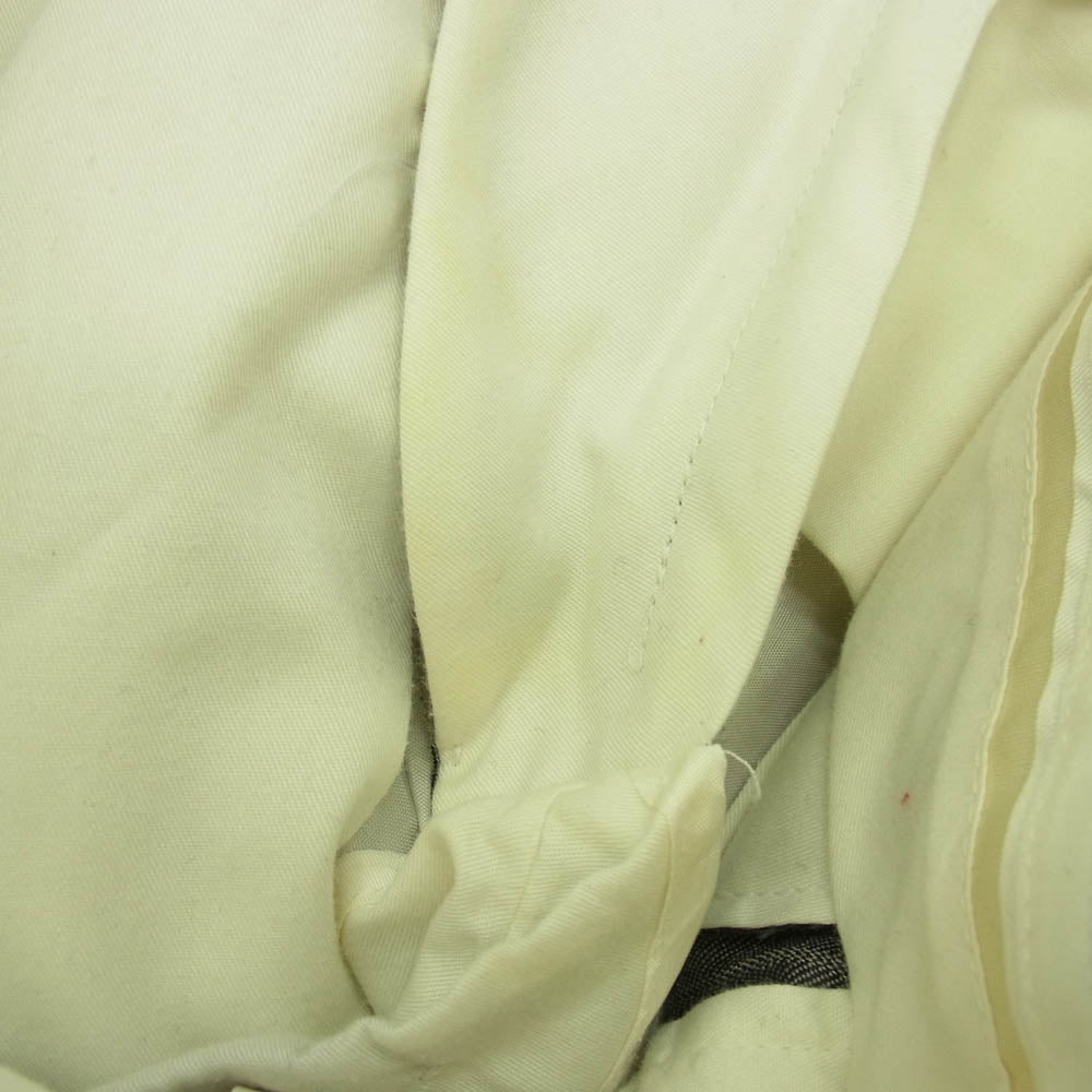 GUCCI グッチ 2852FK 2B ストライプ テーラードジャケット スラックス セットアップ スーツ グレー系 44【中古】