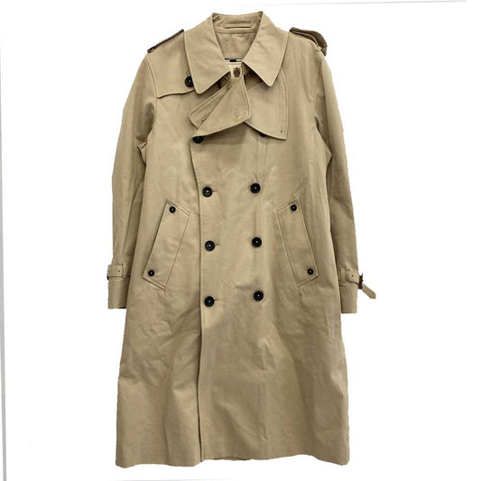 HYSTERIC GLAMOUR ヒステリックグラマー 06201AC01 THEE HYSTERIC XXX × CORBY’S 英国製 裏地チェッカー トレンチコート ブラウン系 M【中古】