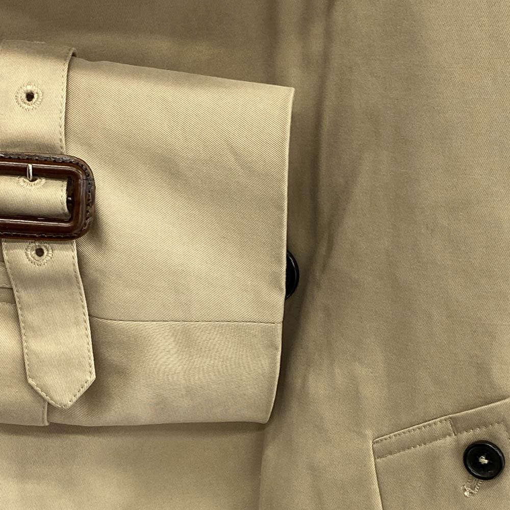 HYSTERIC GLAMOUR ヒステリックグラマー 06201AC01 THEE HYSTERIC XXX × CORBY’S 英国製 裏地チェッカー トレンチコート ブラウン系 M【中古】