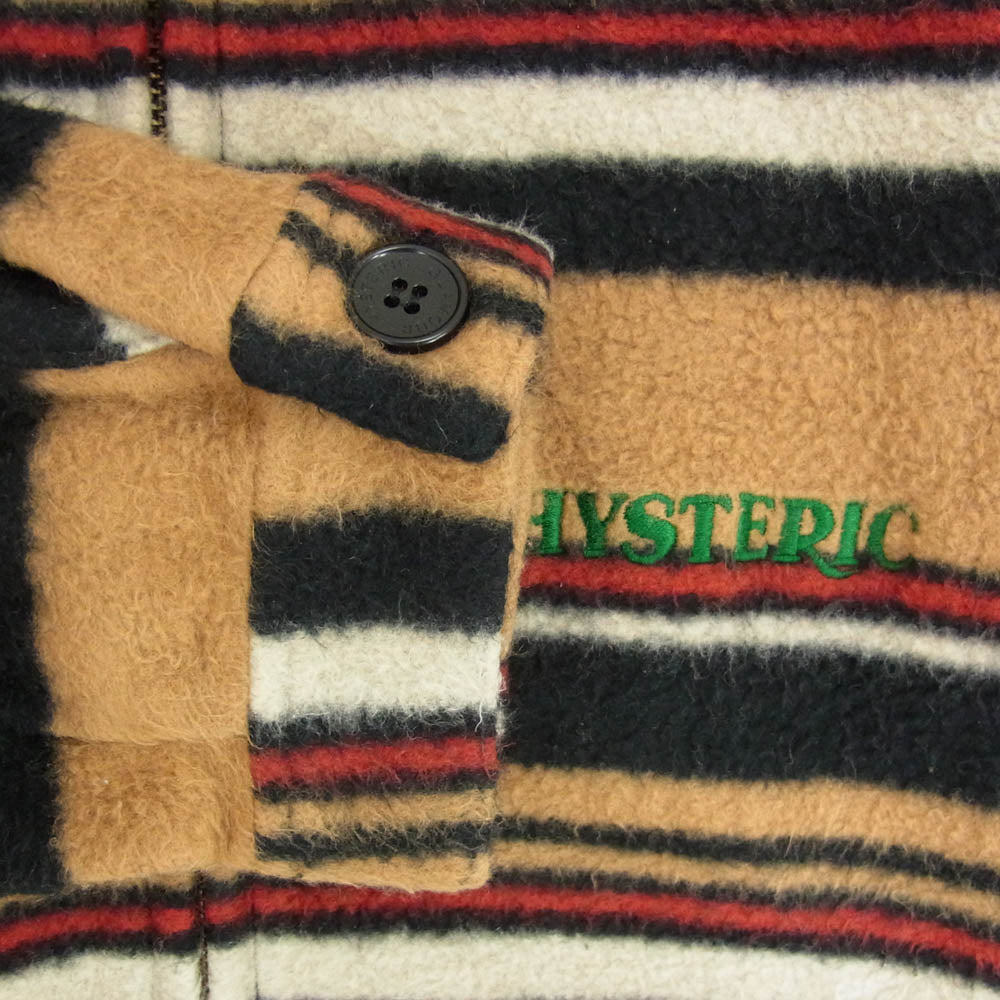 HYSTERIC GLAMOUR ヒステリックグラマー 02243CJ04 SOUND OF THE FUTURE 刺繍ワークジャケット ブラウン系 M【中古】