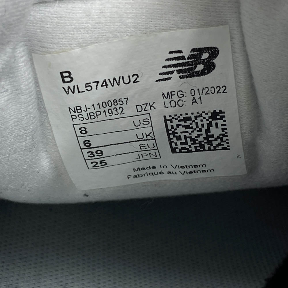 NEW BALANCE ニューバランス 21SS WL574WU2 ローカット スニーカー グレー系 25cm【中古】
