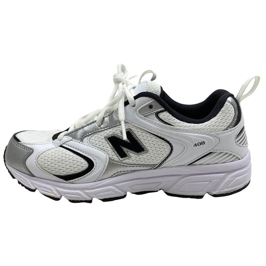NEW BALANCE ニューバランス ML408WB ローカット スニーカー ホワイト系 24.5cm【中古】