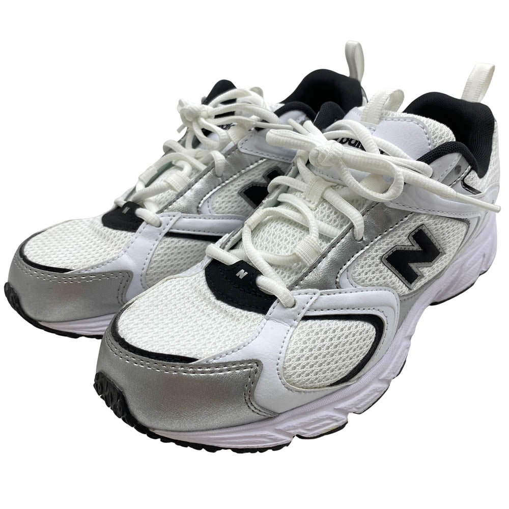 NEW BALANCE ニューバランス ML408WB ローカット スニーカー ホワイト系 24.5cm【中古】