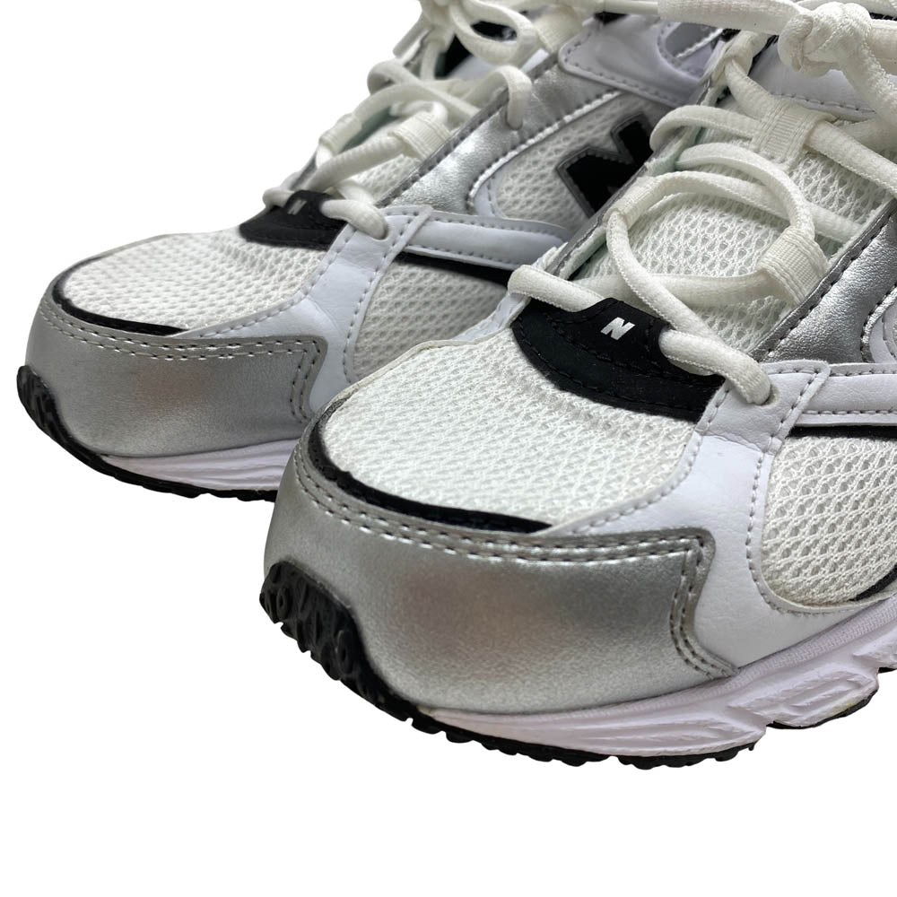 NEW BALANCE ニューバランス ML408WB ローカット スニーカー ホワイト系 24.5cm【中古】