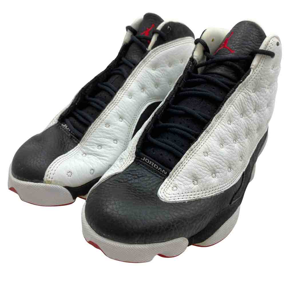 NIKE ナイキ 136002-132 90s 97年製 オリジナル AIR JORDAN 13 OG HE GOT GAME エアジョーダン13 OG ヒィー ゴット ゲーム ハイカット スニーカー ブラック系 26.5cm【中古】