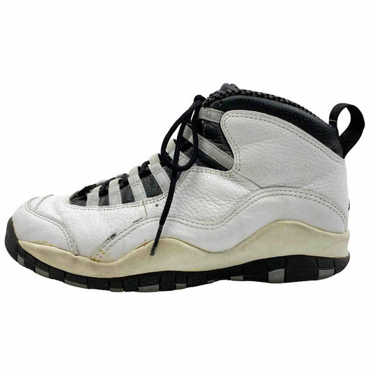 NIKE ナイキ 130209-101 90s ヴィンテージ 94年製 Air Jordan 10 OG Steel エアジョーダン10 OG スティール ハイカット スニーカー ホワイト系 27cm【中古】