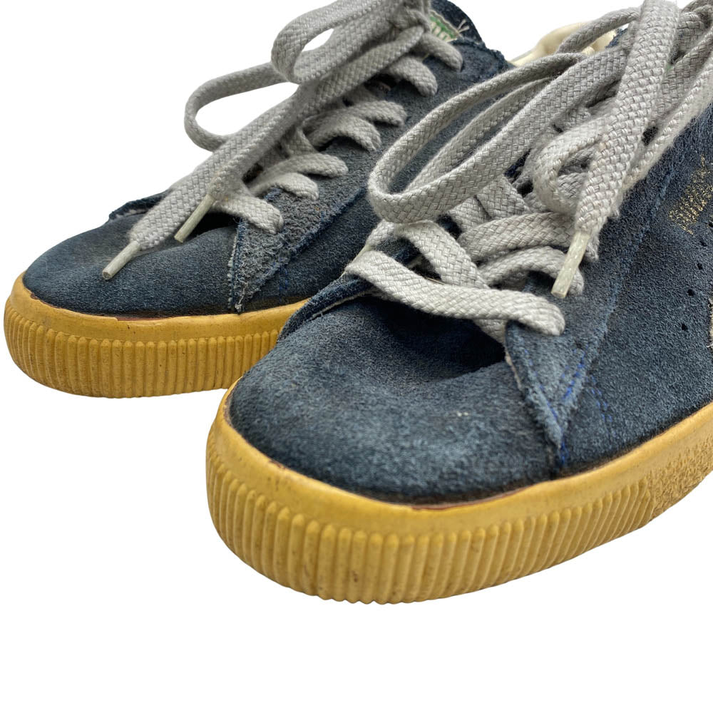 PUMA プーマ 70's 80'S Made in Yugoslavia ユーゴスラビア製 ヴィンテージ 目 口付き CLYDE クライド ローカット スニーカー グレー系 7.5【中古】