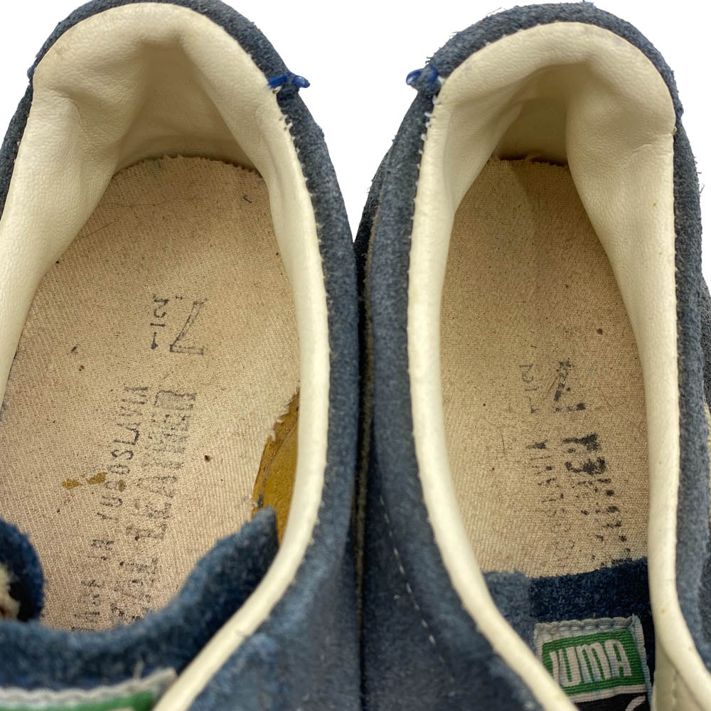 PUMA プーマ 70's 80'S Made in Yugoslavia ユーゴスラビア製 ヴィンテージ 目 口付き CLYDE クライド ローカット スニーカー グレー系 7.5【中古】