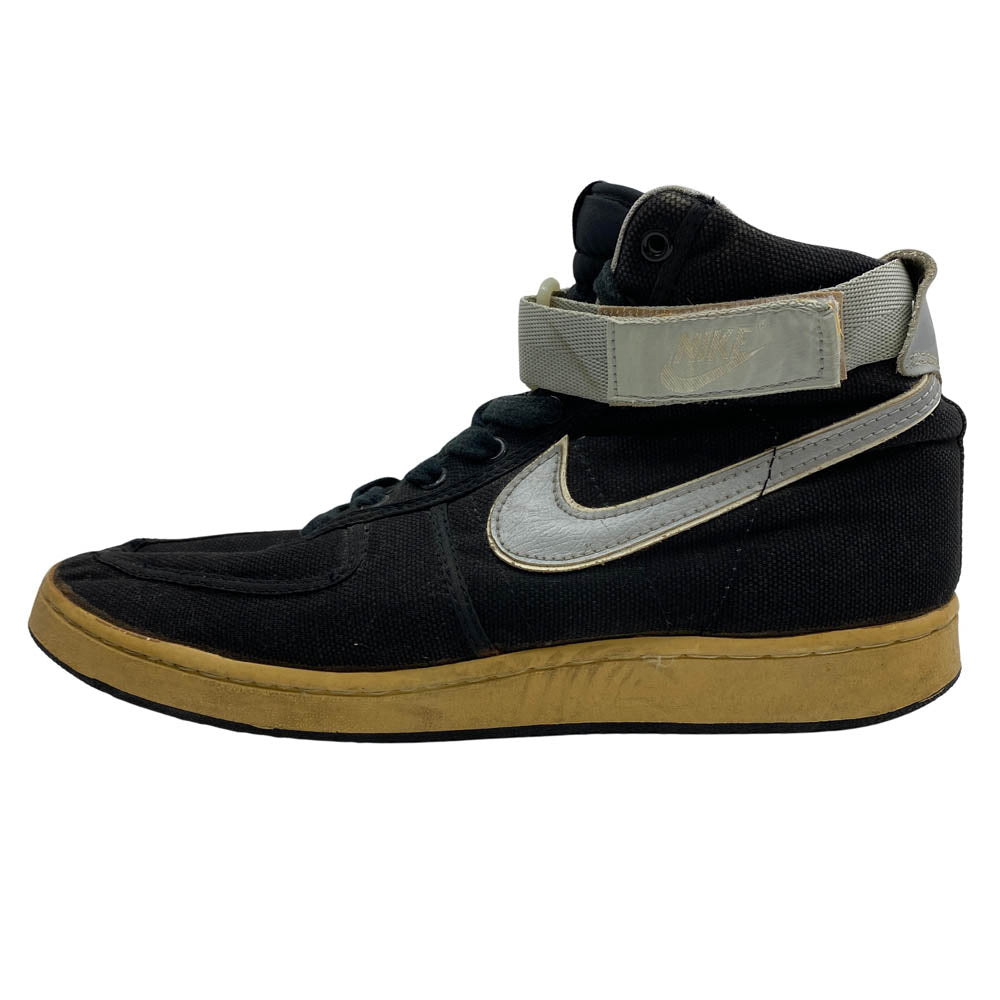 NIKE ナイキ 850709SH 【観賞用】80s 85年製 オリジナル VANDAL DEAD STOCK 黒 銀 バンダル ハイカット スニーカー 黒 銀 ブラック系 11.5【中古】