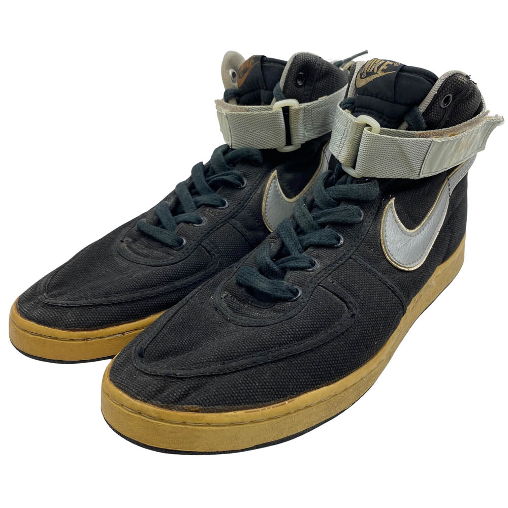 NIKE ナイキ 850709SH 【観賞用】80s 85年製 オリジナル VANDAL DEAD STOCK 黒 銀 バンダル ハイカット スニーカー 黒 銀 ブラック系 11.5【中古】