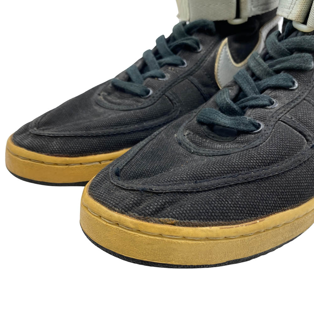 NIKE ナイキ 850709SH 【観賞用】80s 85年製 オリジナル VANDAL DEAD STOCK 黒 銀 バンダル ハイカット スニーカー 黒 銀 ブラック系 11.5【中古】