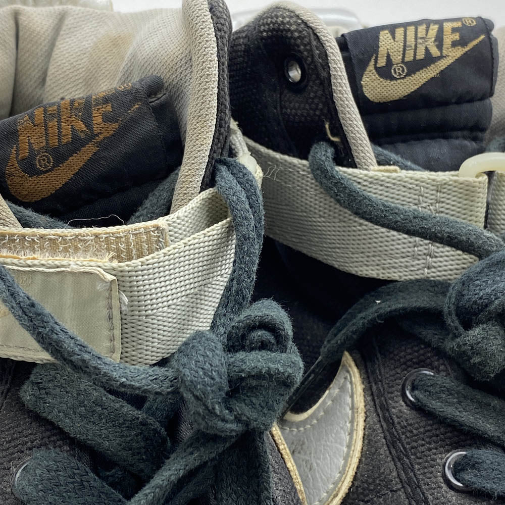 NIKE ナイキ 850709SH 【観賞用】80s 85年製 オリジナル VANDAL DEAD STOCK 黒 銀 バンダル ハイカット スニーカー 黒 銀 ブラック系 11.5【中古】