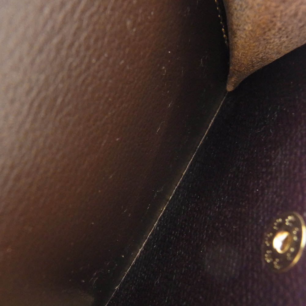 WILDSWANS ワイルドスワンズ SHELLCORDOVAN GROUNDER シェルコードバン グラウンダー イングリッシュブライドルレザー 二つ折り財布 モスグリーン系【美品】【中古】
