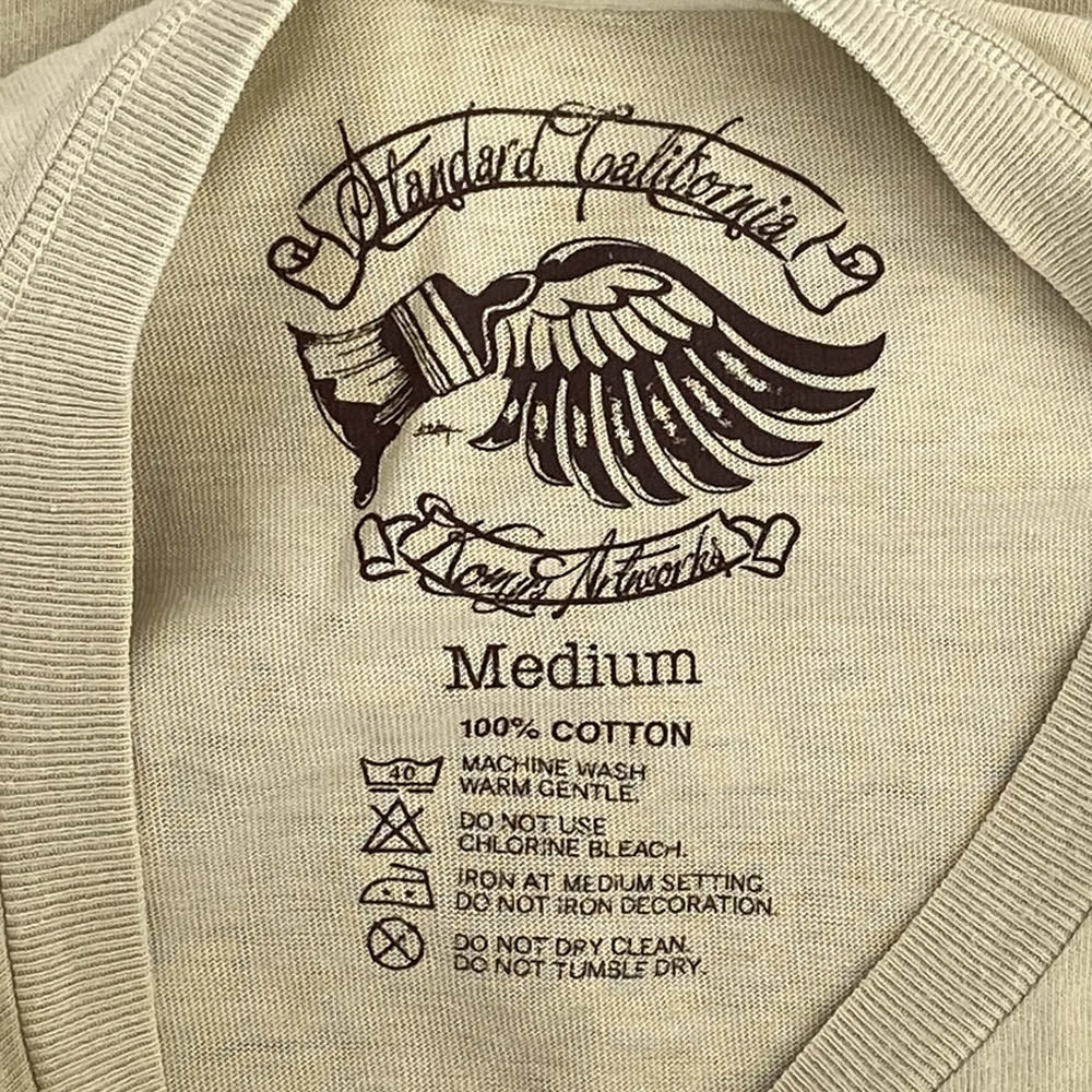 STANDARD CALIFORNIA スタンダードカリフォルニア I LARVEST MOON 半袖Ｔシャツ グレー系 M【中古】