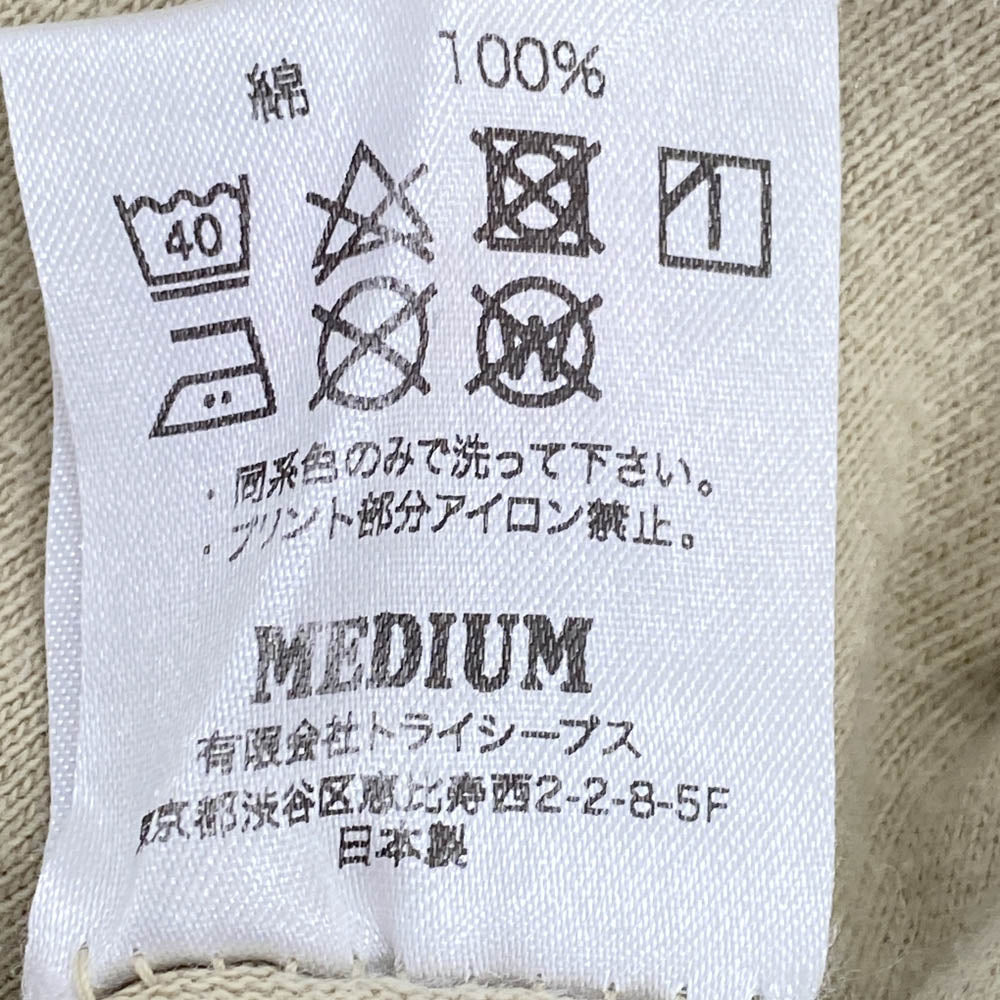 STANDARD CALIFORNIA スタンダードカリフォルニア I LARVEST MOON 半袖Ｔシャツ グレー系 M【中古】