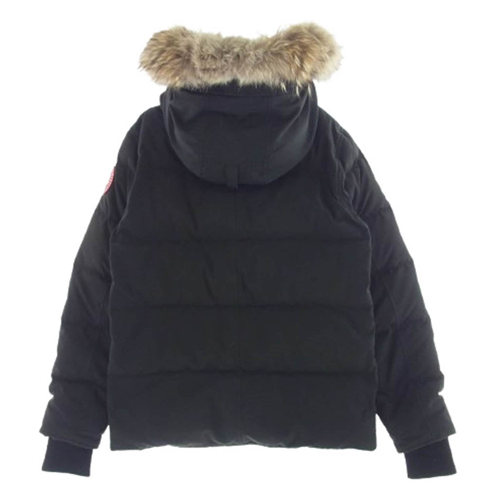 CANADA GOOSE カナダグース 3808MA サザビーリーグタグ WYNDHAM PARKA ウィンダム パーカ ファーフード付き ダウン ジャケット ブラック系 M【中古】