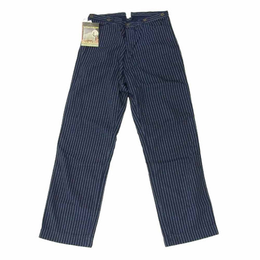 JELADO ジェラード AG02307 Hoghead Wabash Trousers ウォバッシュ ストライプ トラウザー パンツ インディゴブルー系 L【新古品】【未使用】【中古】