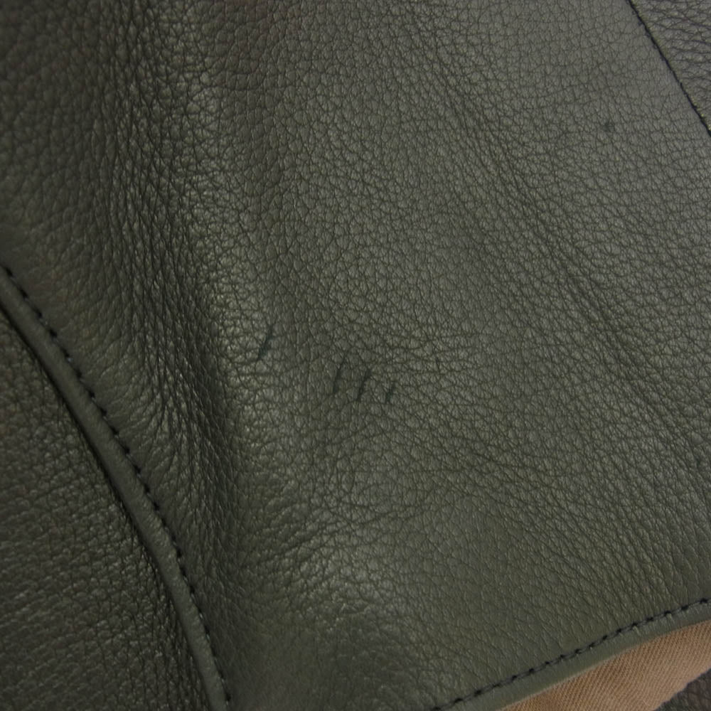 JELADO ジェラード TM03430 the 2 monkeys ザ トゥーモンキーズ Round neck Leather Waistcoat ラウンドネック レザー ブラック系 L【新古品】【未使用】【中古】