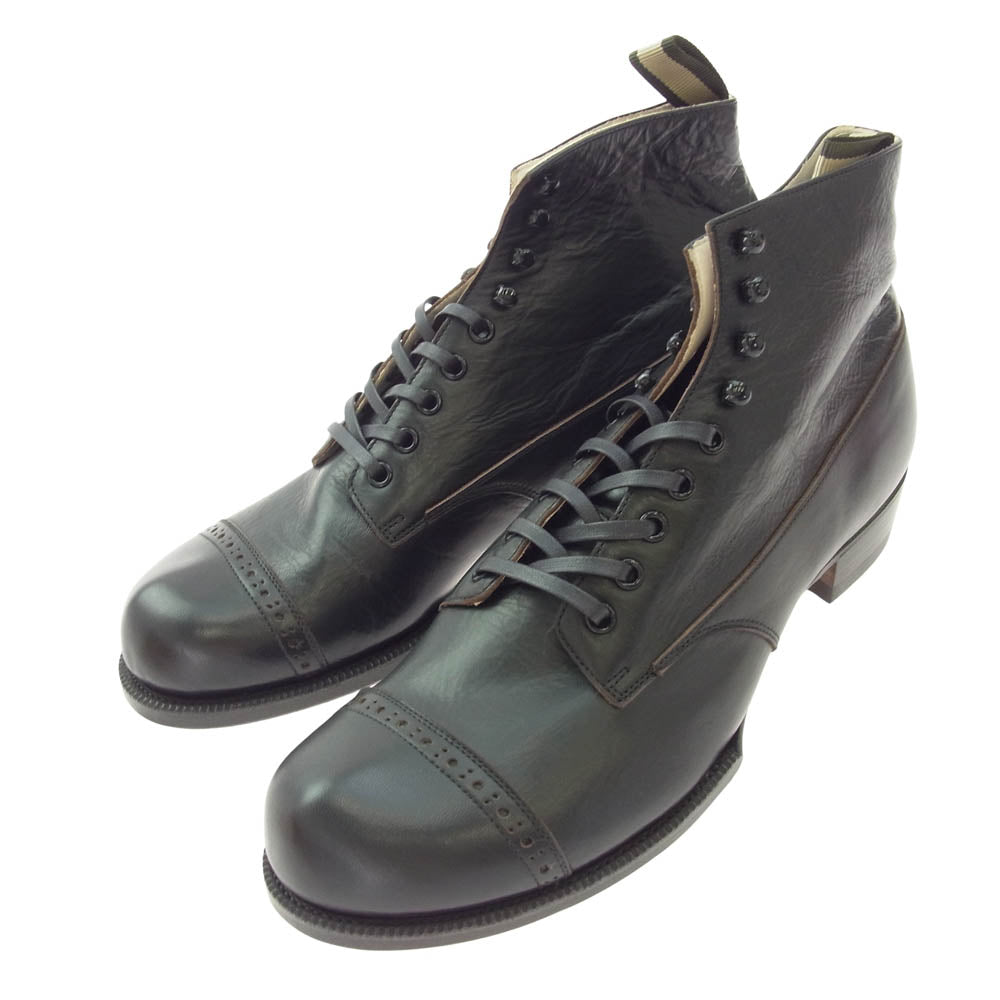 JELADO ジェラード the 2 monkeys ザ トゥーモンキーズ audeville ヴォードビル ワーク ブーツ ブラック ブラック系 8.5【新古品】【未使用】【中古】