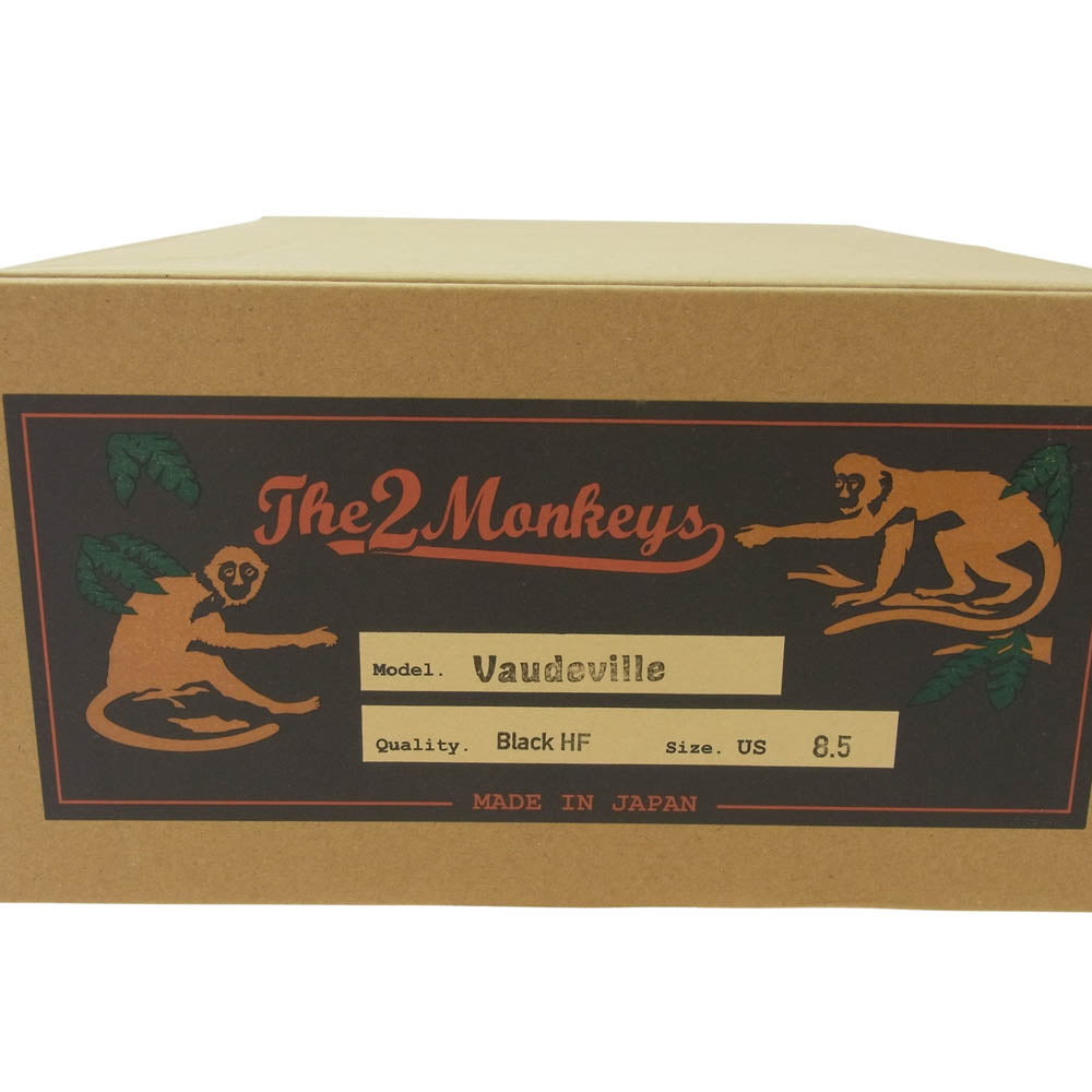 JELADO ジェラード the 2 monkeys ザ トゥーモンキーズ audeville ヴォードビル ワーク ブーツ ブラック ブラック系 8.5【新古品】【未使用】【中古】