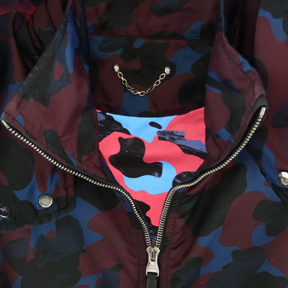 LOUIS VUITTON ルイ・ヴィトン RM162M PD0 HAB09W モノグラムカモフラ フーデッド ジップブルゾン ジャケット マルチカラー系 46【中古】