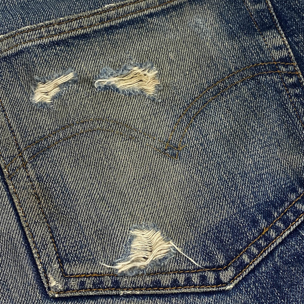 Levi's リーバイス ヴィンテージ オリジナル 66前期 501 ボタン裏刻印6 デニム パンツ インディゴブルー系 W35【中古】