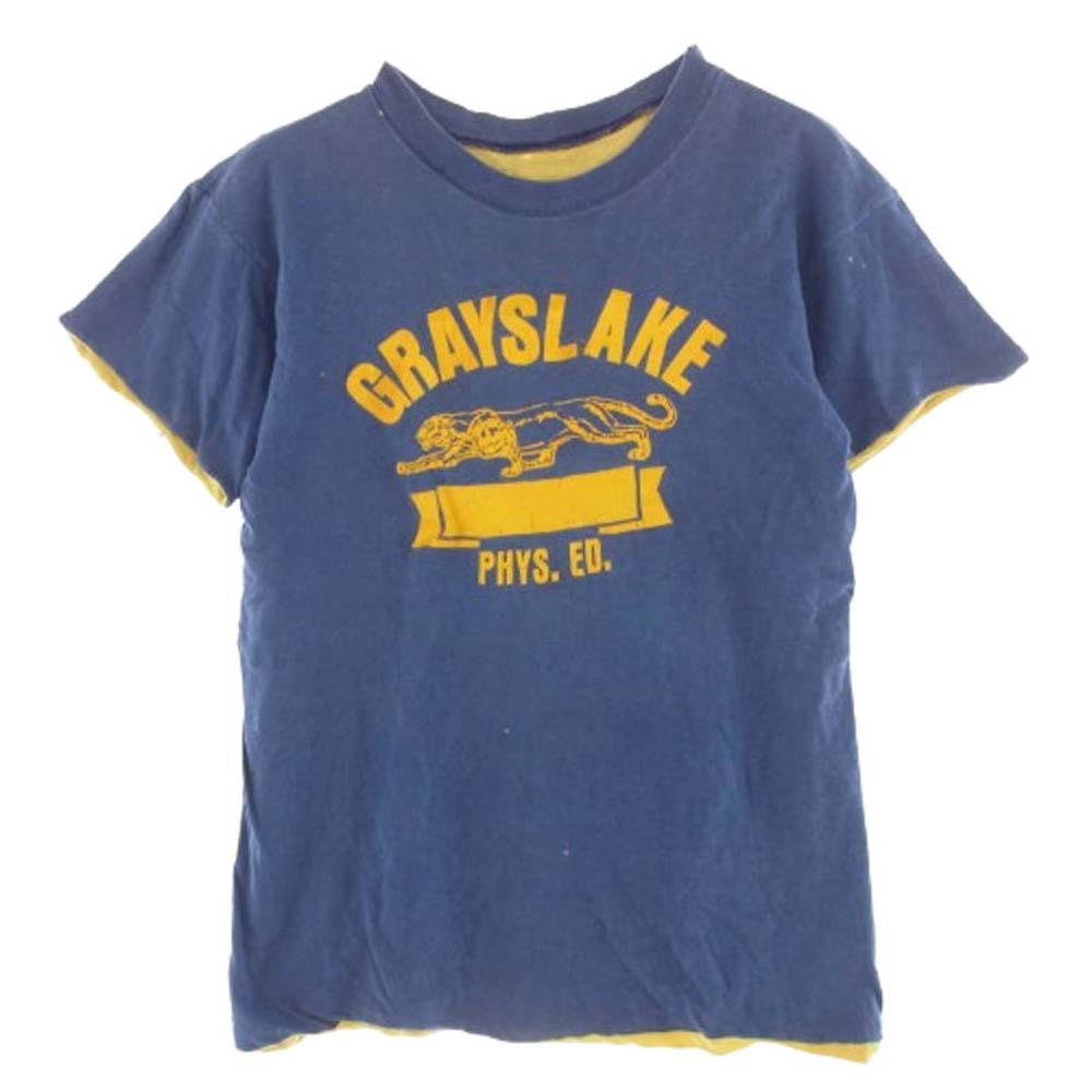 ヴィンテージ ヴィンテージ ダブル フェイス 半袖 Tシャツ ブルー系 サイズ不明【中古】