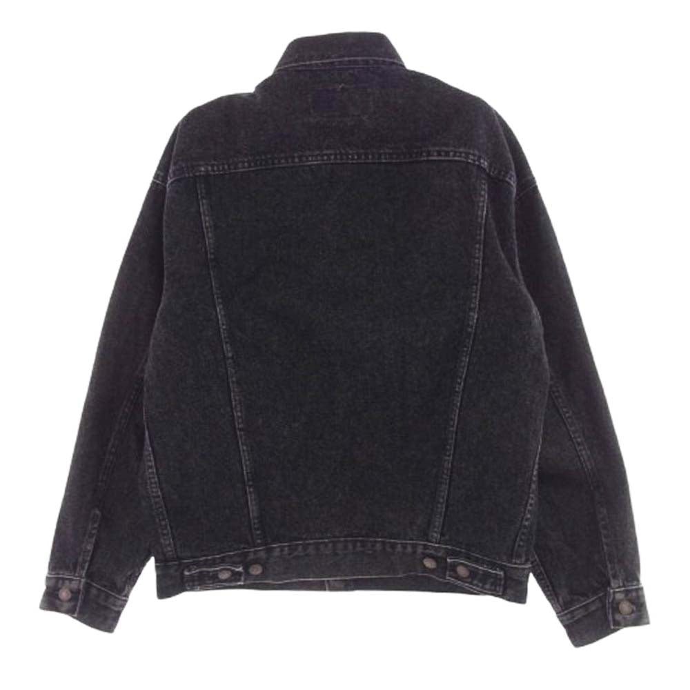 Levi's リーバイス 70507-4858 USA製 BLACK DENIM JACKET 先染め ヴィンテージ ブラック デニム ジャケット ブラック系 S【中古】