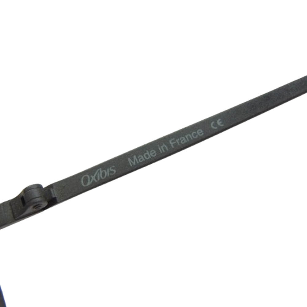 オキシビス KISKA 02 ハーフリム 度入り 眼鏡 メガネ アイウェア シルバー系【中古】