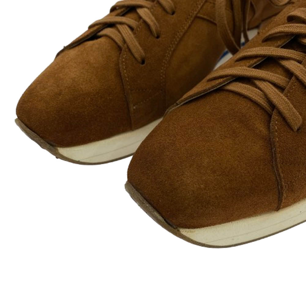 ステファノブランキーニ スエード レザー スニーカー シューズ ブラウン系 8.5【極上美品】【中古】