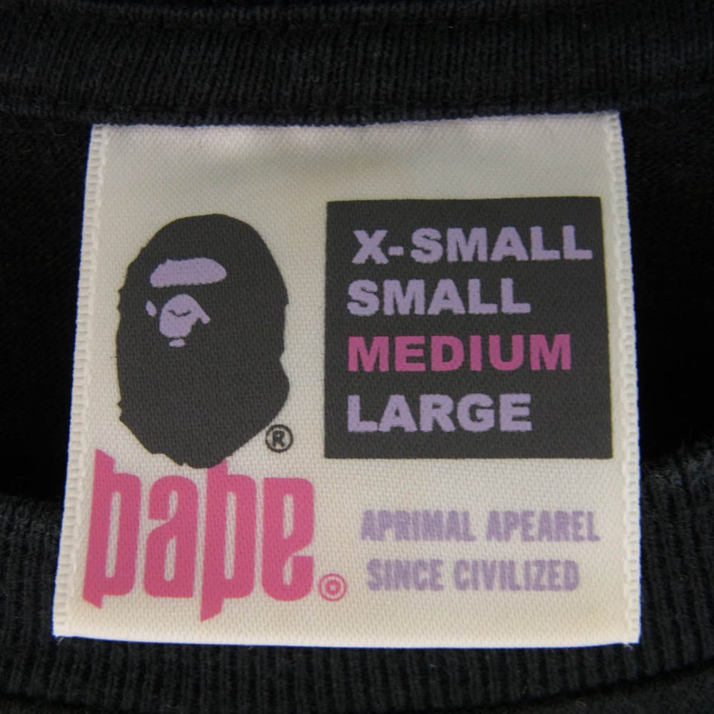 A BATHING APE アベイシングエイプ BAPE Maebashi Store Camo Tee ベイプ 前橋 ストア カモ 半袖 Tシャツ M ブラック系 M【中古】