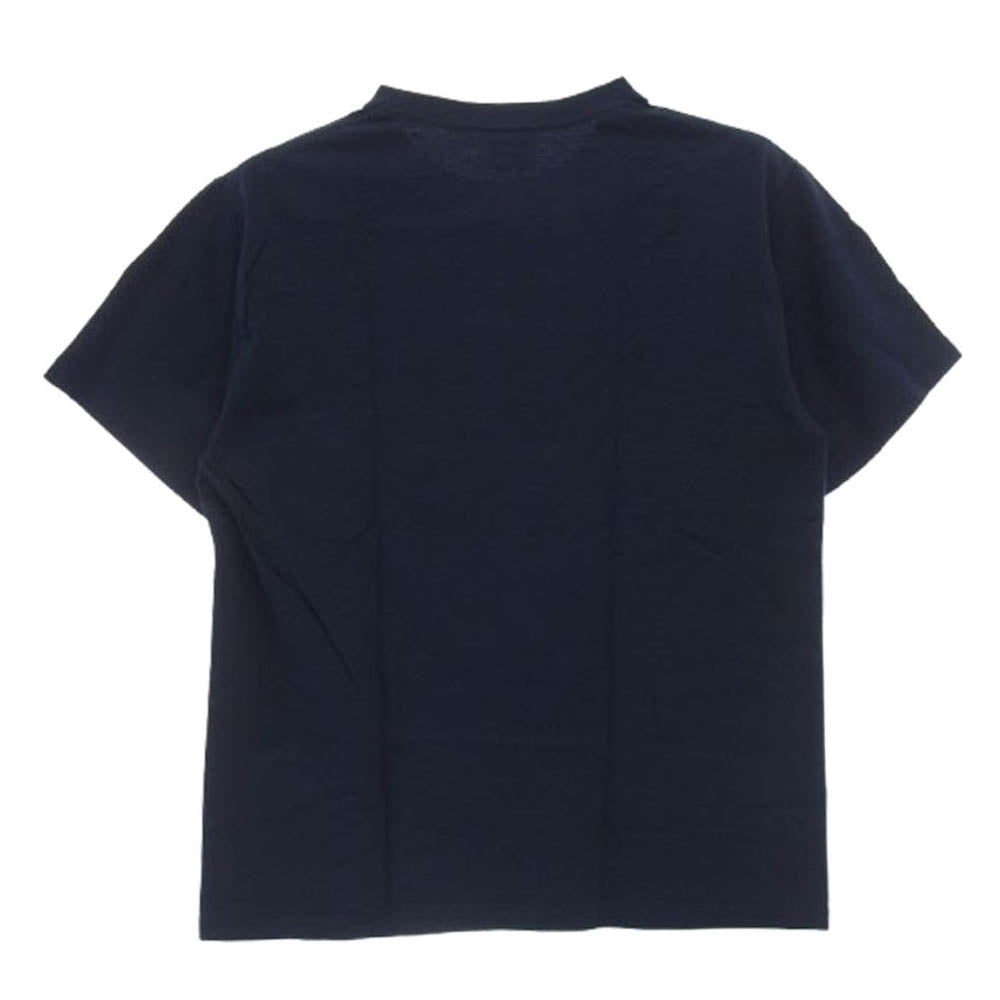 A BATHING APE アベイシングエイプ BAPE STA ベイプスタ ロゴ 半袖 Tシャツ ネイビー L ネイビー系 L【中古】
