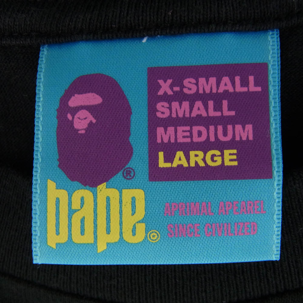 A BATHING APE アベイシングエイプ BUSY WORKS SHOP BAPE MAEBASHI 前橋７周年記念 半袖 Tシャツ L ブラック系 L【中古】