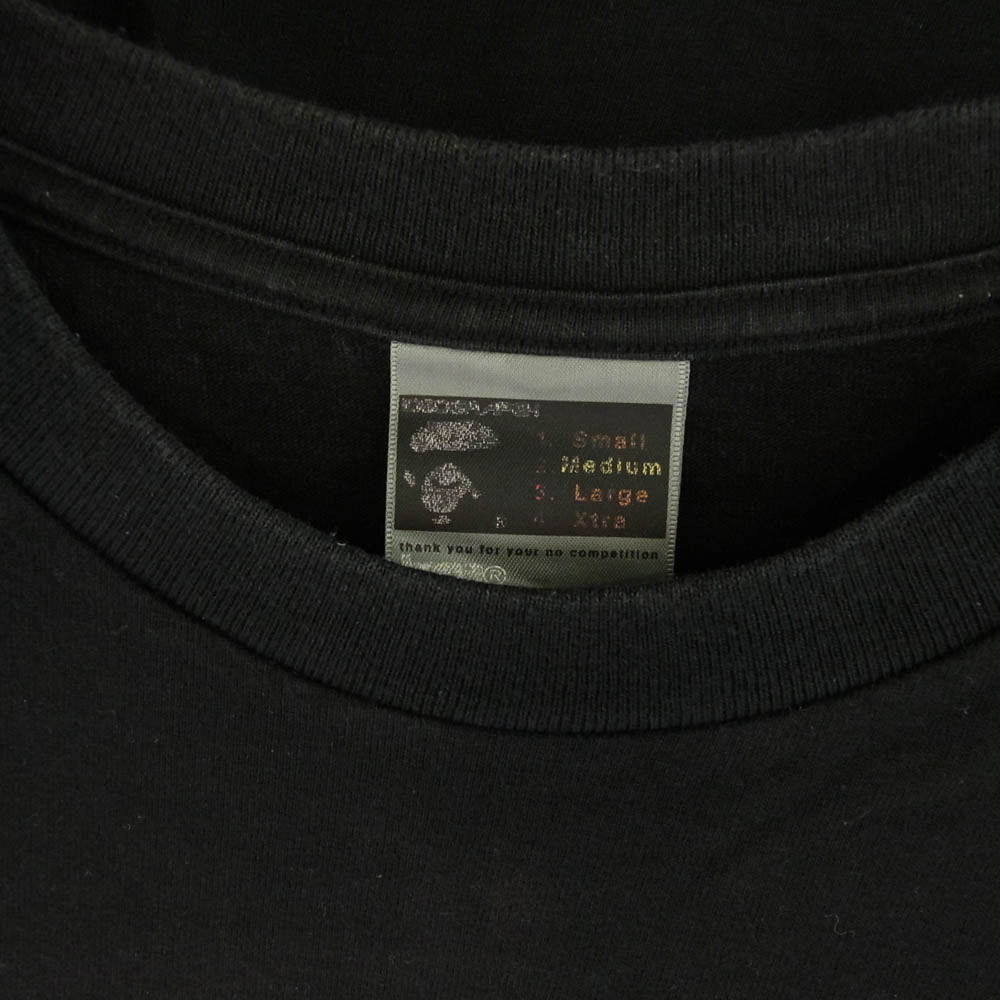 A BATHING APE アベイシングエイプ BAPE General GOLD CARD ジェネラル ゴールドカード 半袖 Tシャツ M ブラック系 M【中古】