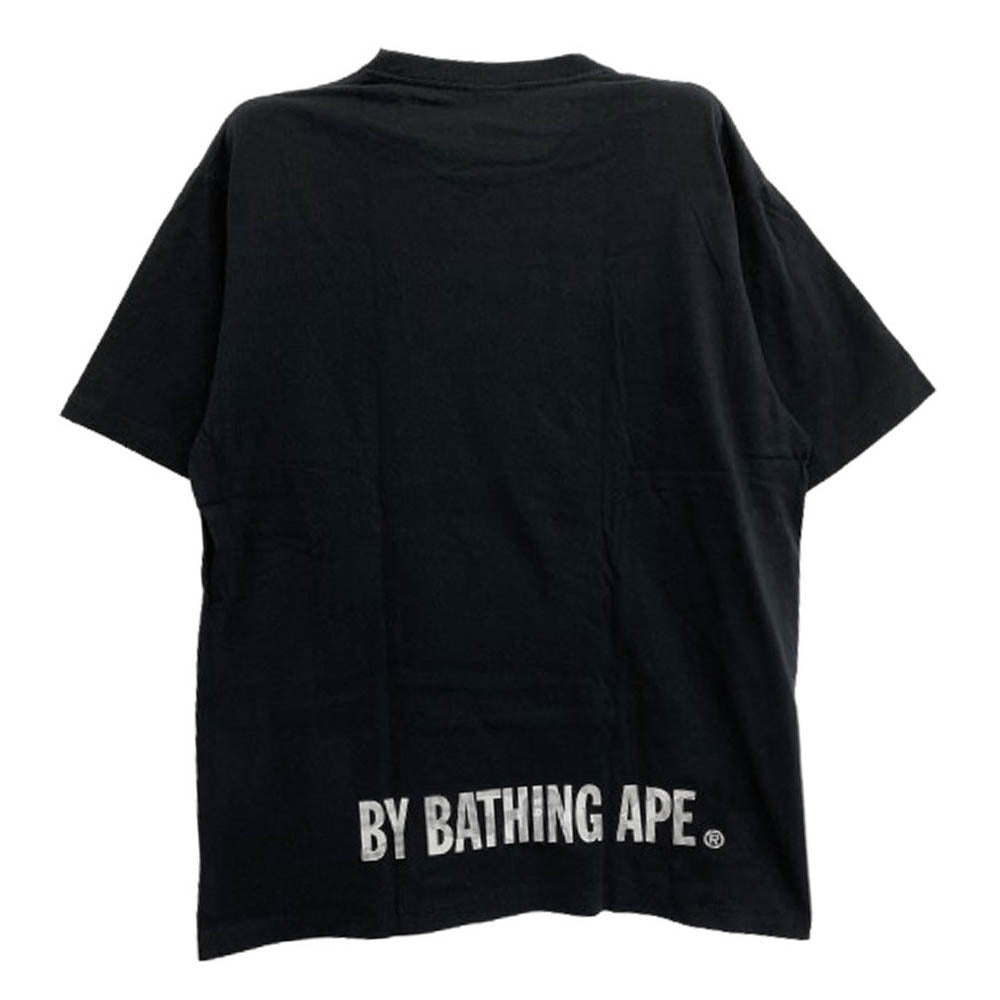 A BATHING APE アベイシングエイプ COLOR CAMO APE FACE TEE カラーカモ エイプ フェイス 半袖 Tシャツ グレーカモ XL ブラック系 XL【中古】