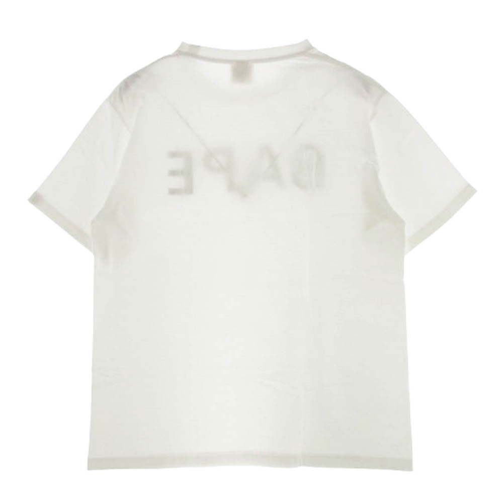A BATHING APE アベイシングエイプ BAPE LOGO TEE ベイプロゴ 半袖 Tシャツ L ホワイト系 L【中古】