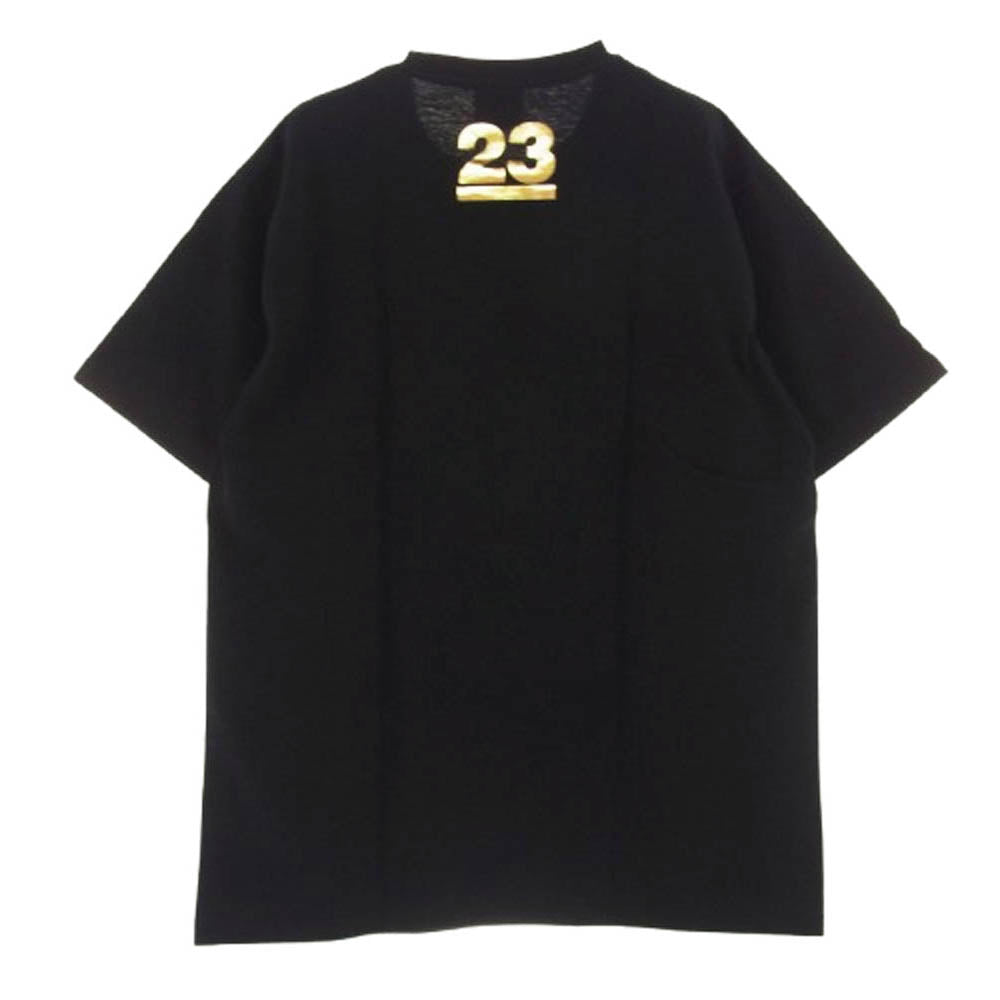 A BATHING APE アベイシングエイプ × NOWHERE 23rd Anniversary TEE ノーウェア 23周年 記念 半袖 Tシャツ L ブラック系 L【美品】【中古】