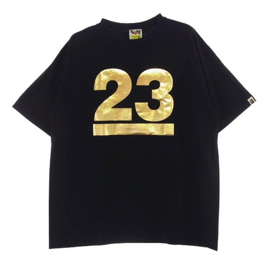 A BATHING APE アベイシングエイプ × NOWHERE 23rd Anniversary TEE ノーウェア 23周年 記念 半袖 Tシャツ ブラック系 XXL【美品】【中古】