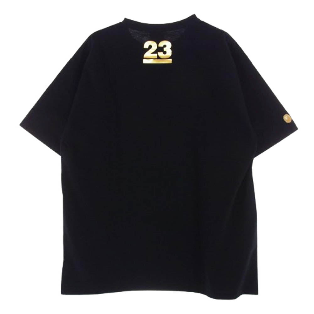 A BATHING APE アベイシングエイプ × NOWHERE 23rd Anniversary TEE ノーウェア 23周年 記念 半袖 Tシャツ ブラック系 XXL【美品】【中古】