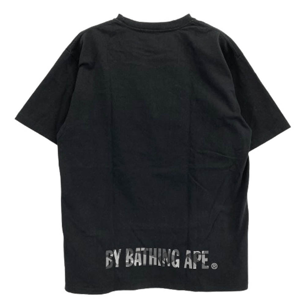 A BATHING APE アベイシングエイプ ABC CAMO Ape Face STA Tee エイプ フェイス スタ 半袖 Tシャツ グレーカモ XL ブラック系 XL【美品】【中古】