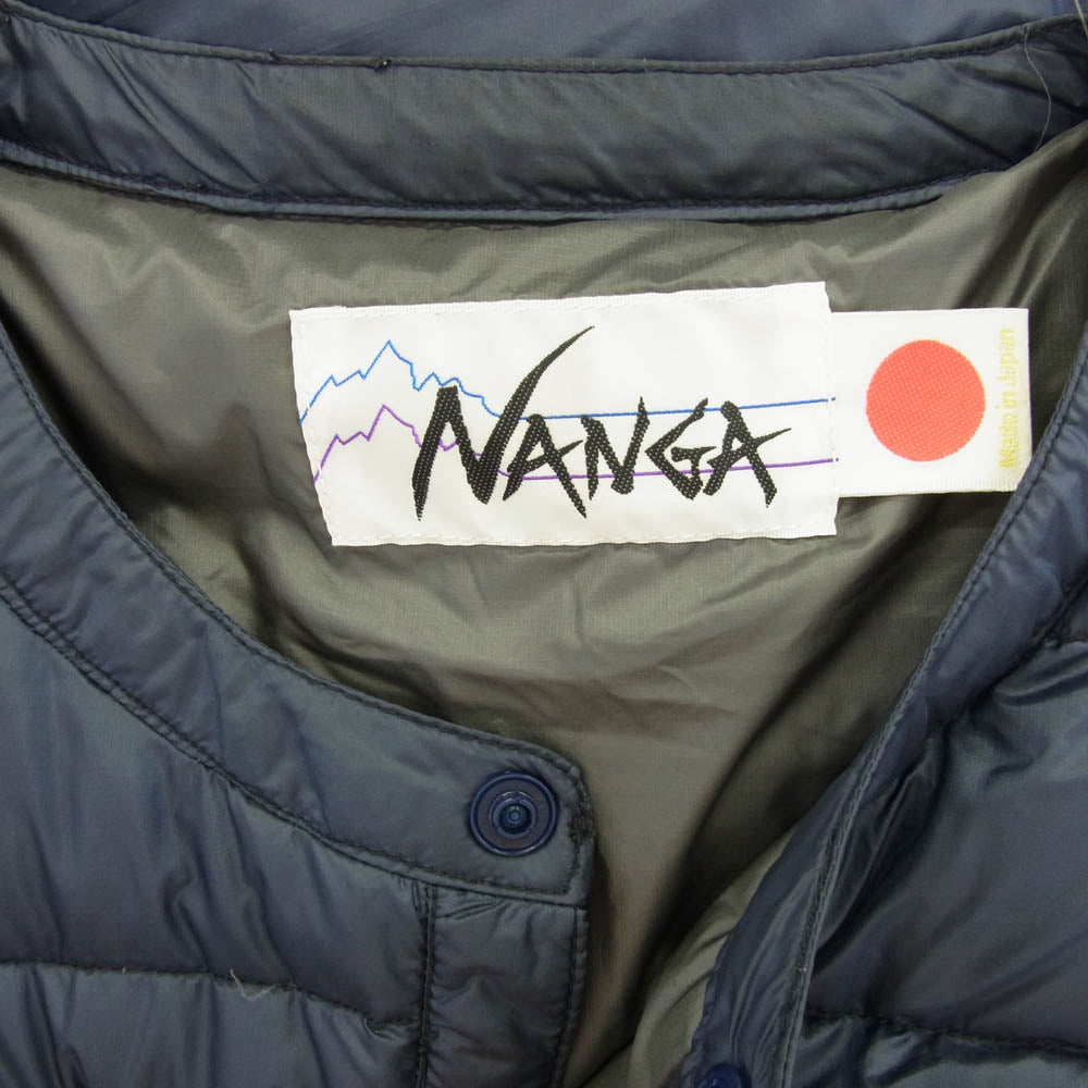 NANGA ナンガ MOONLOID ムーンロイド インナー ダウン ジャケット ネイビー系 M【中古】