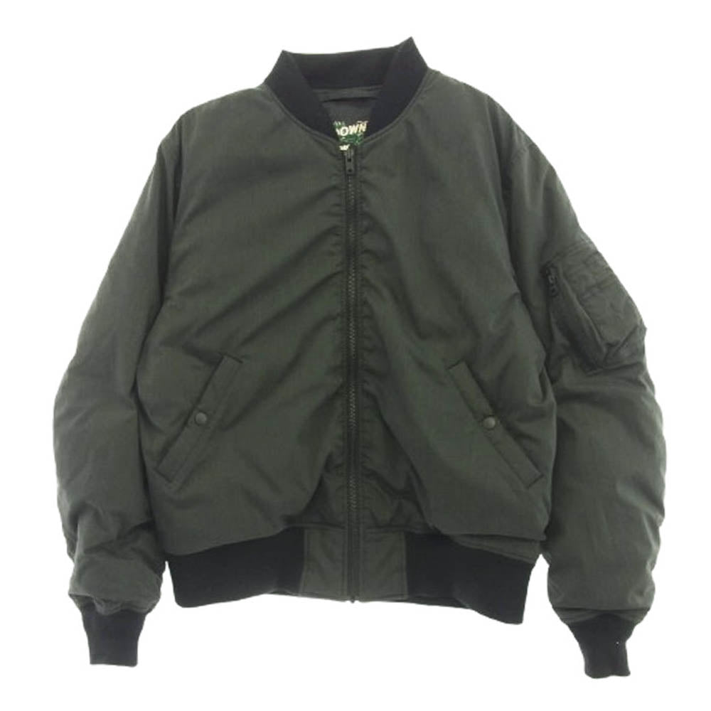 schott ショット 782-4253005 NANGA HINOC MA-1 ナンガ ヒノック ダウン フライト ジャケット ブラック系 XL【中古】