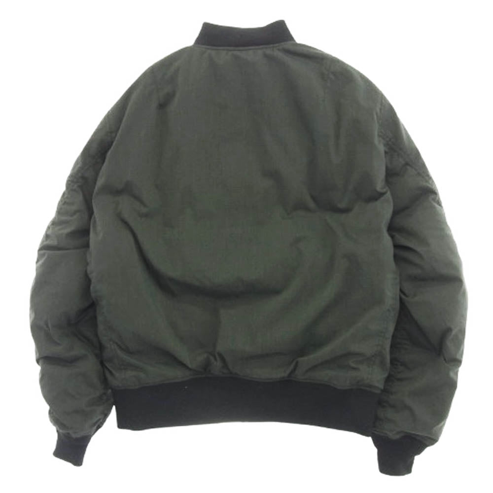 schott ショット 782-4253005 NANGA HINOC MA-1 ナンガ ヒノック ダウン フライト ジャケット ブラック系 XL【中古】